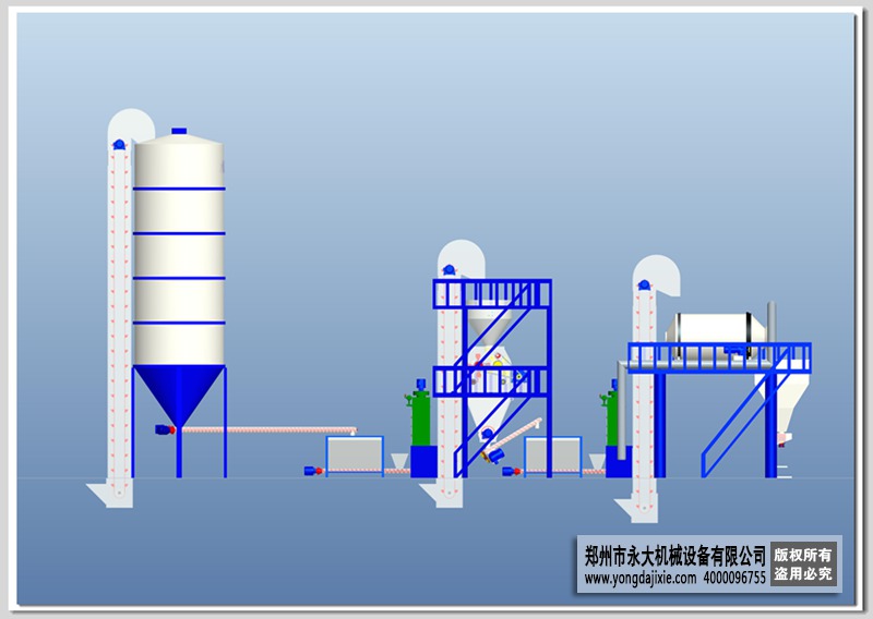 全自動(dòng)無(wú)機(jī)保溫砂漿設(shè)備